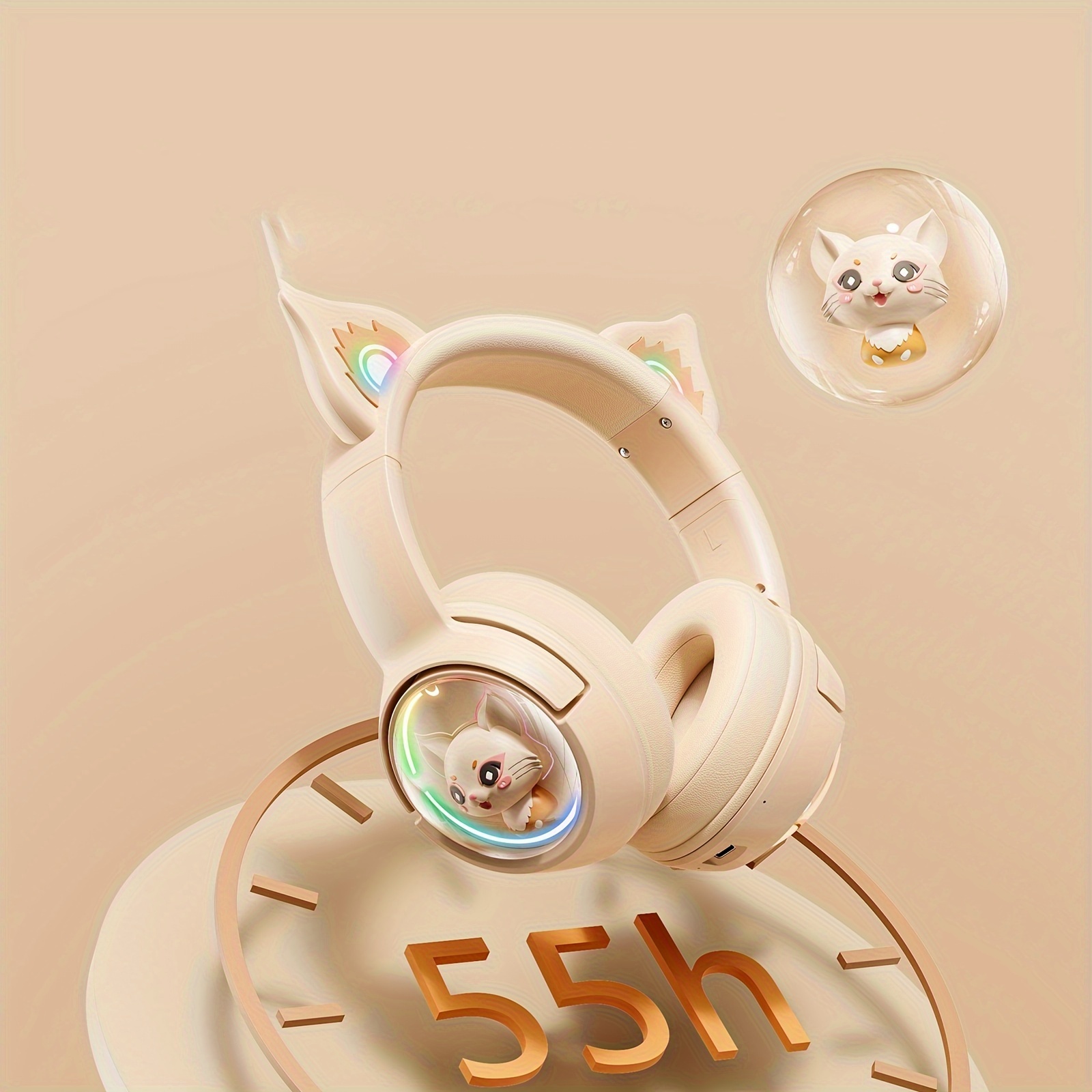 Cute noise cancelling online headphones