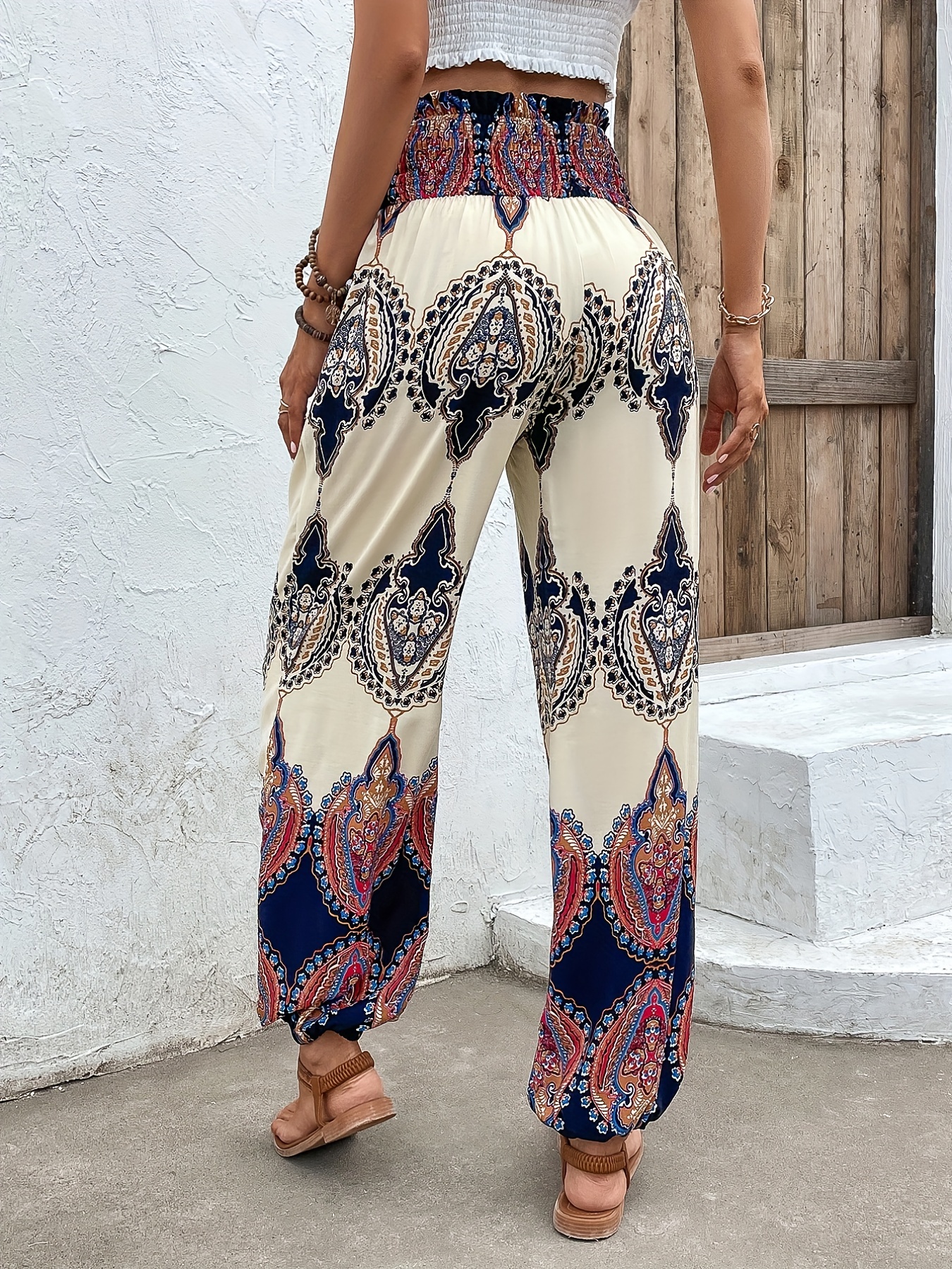 Buy PALM SPRINGS PRINTED TROUSERS for Women Online in India