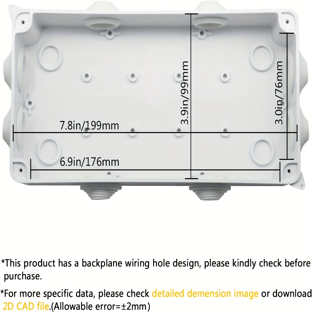 Waterproof Junction Box Plastic Junction Box Waterproof Box IP65