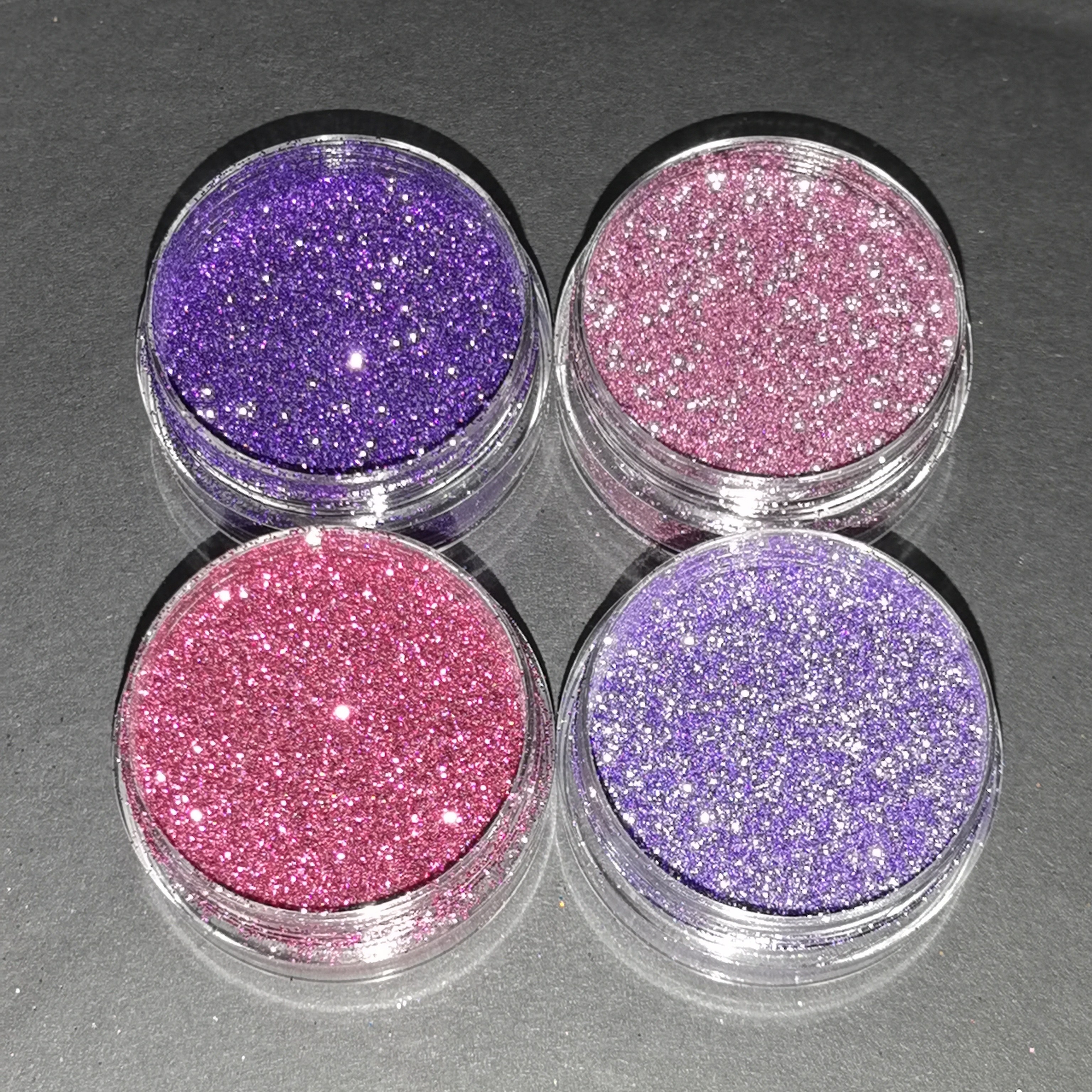 Ultra Fine Glitter 4 Colors Metallic Glitter Powder Per Jar - Temu