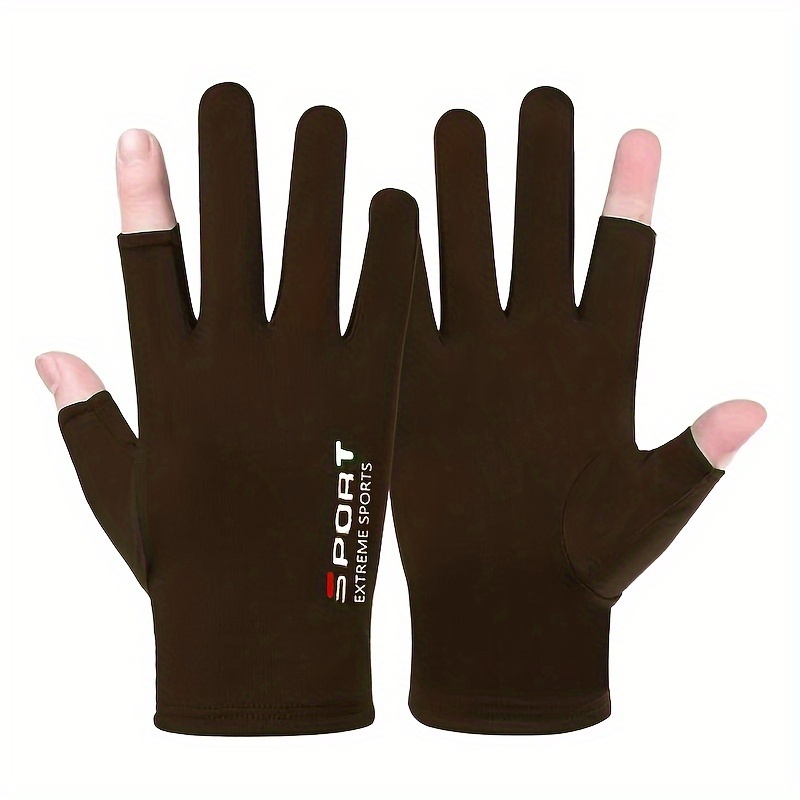 1Pair Summer Fishing Gloves Women Men Universal Breathable Fingers