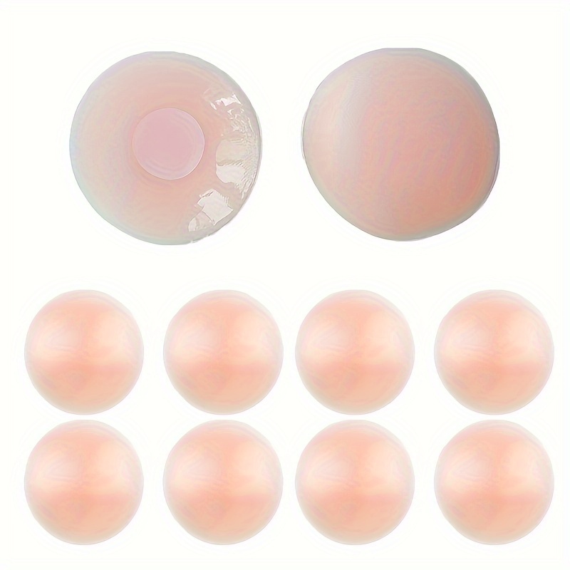 Nipple Covers Silicone Pasties-Seamless and Sheer Adhesive Silicone Nipple  Pasties-Reusable Breast Petals for Women