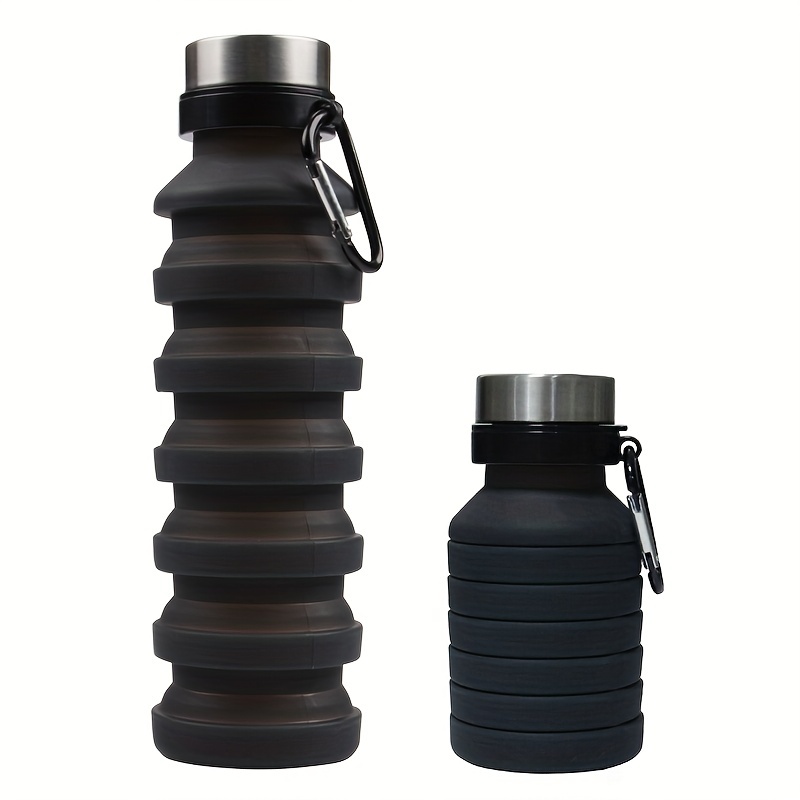 Collapsible Silicone Water Bottle - Lightweight, Durable, Leakproof,  Reusable - Ideal For Gym, Camping, Hiking, Travel, Sports - Temu