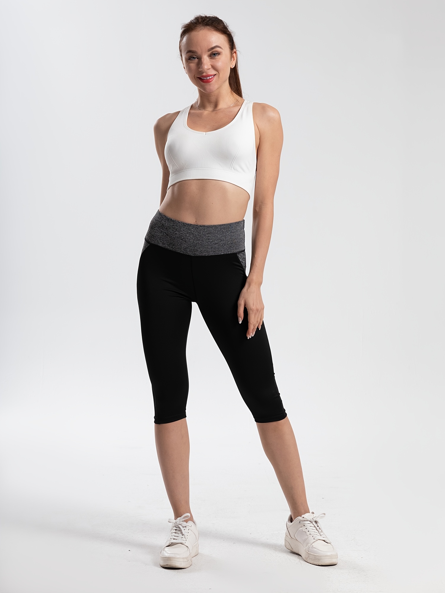 Women's Activewear: Mesh Stitching Yoga Leggings High Waist - Temu Australia