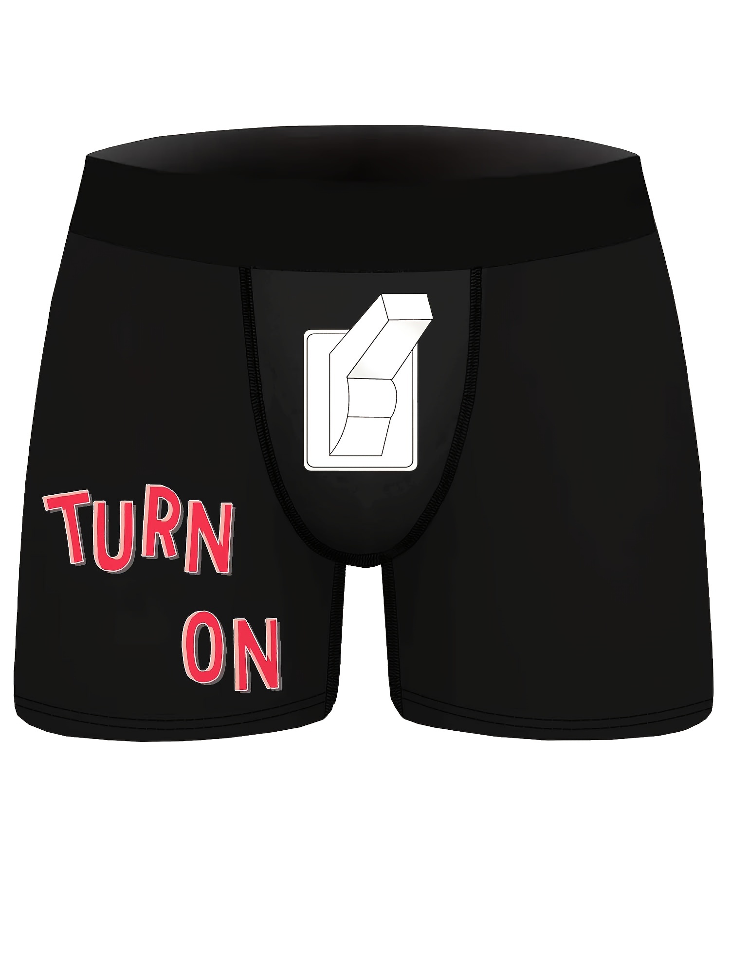 Men's 'turn ' Print Fashion Breathable Comfortable Boxer - Temu