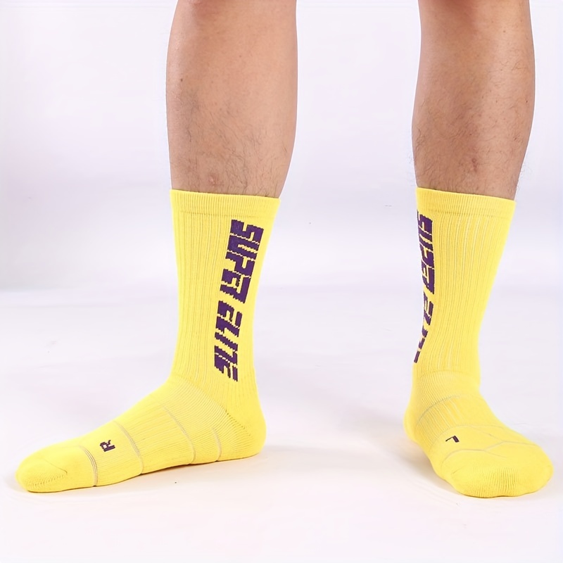 Homme Chaussettes à motif lettre et basket, Mode en ligne