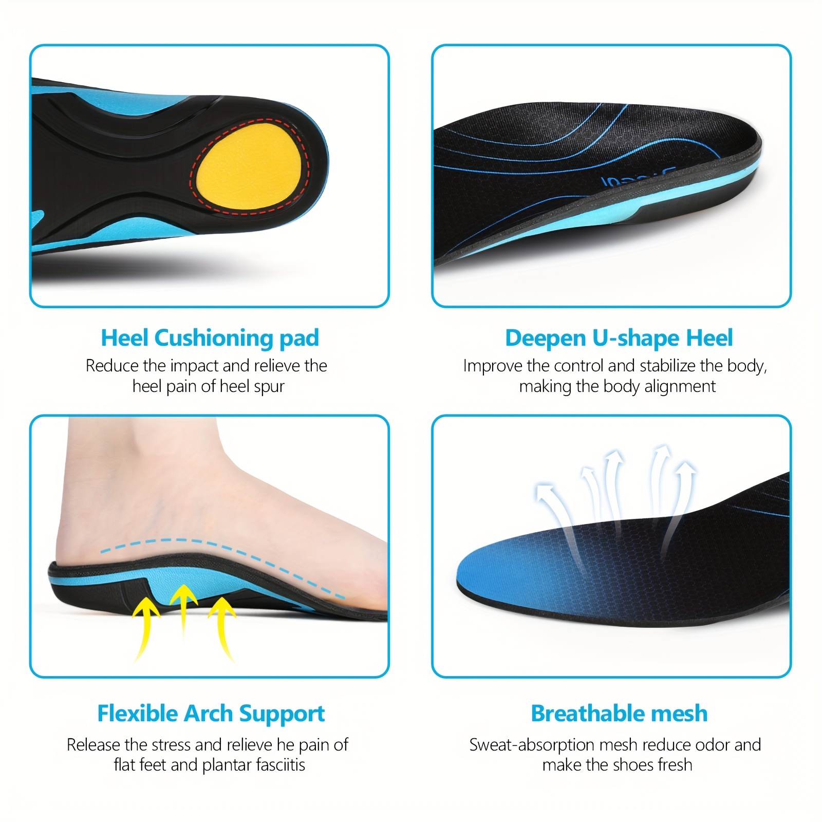 Arch support for on sale running