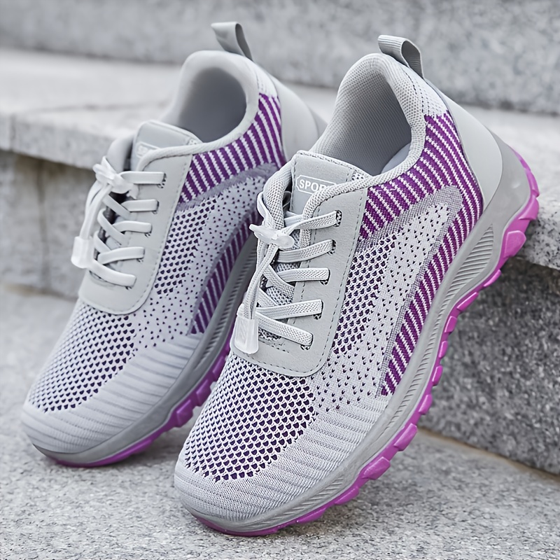 Women's Lightweight Breathable Running Shoes Lace Up Type