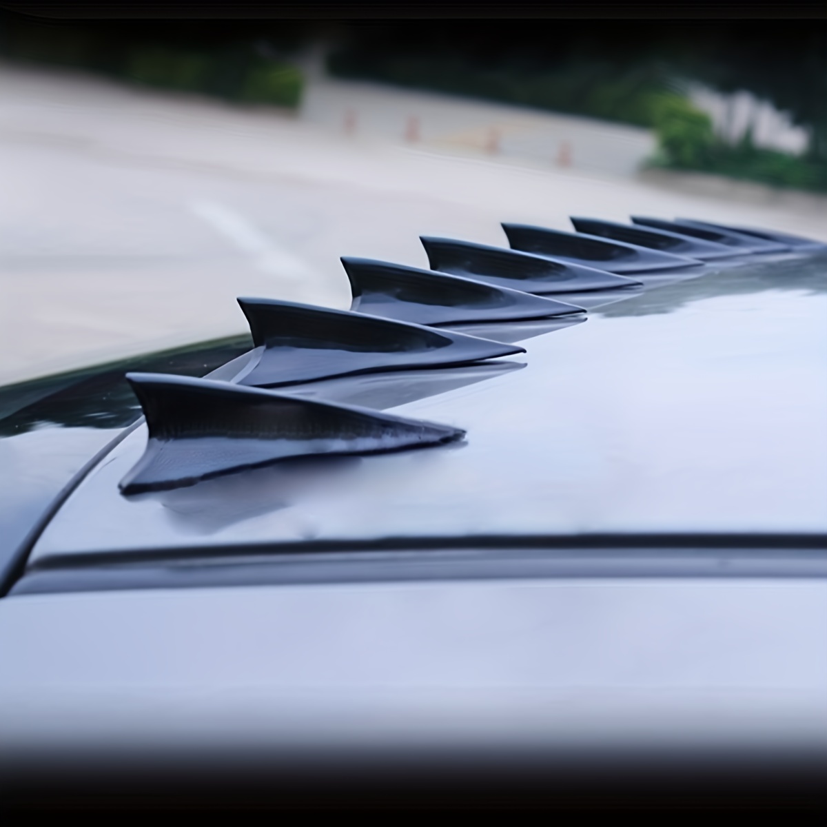 10pcs Aileron Requin En Fibre Carbone Voiture Spoiler - Temu Belgium