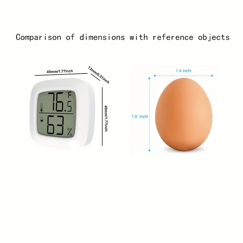 Digital Thermometer and Humidity Gauge for the Home or Egg