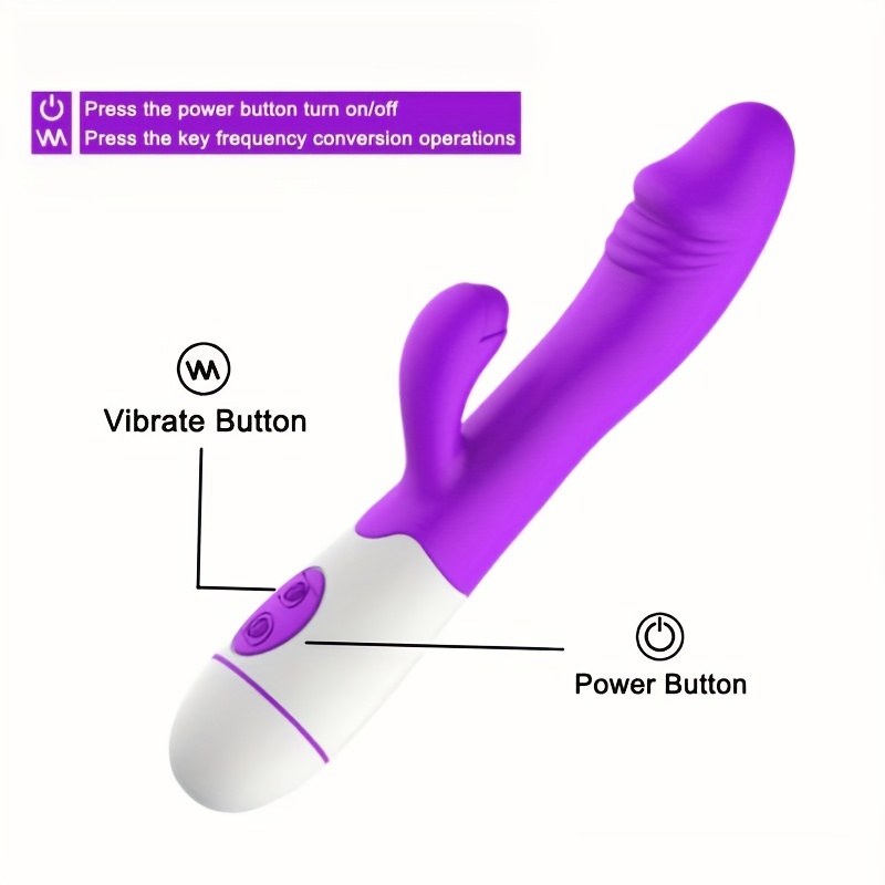 Av Stick Vibrator 30 Frequencies Double Head Clitoris Vagina