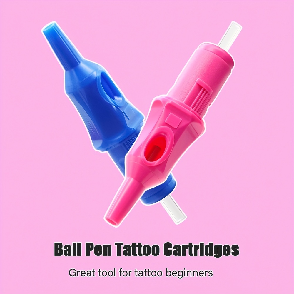 Ballpoint Pen Cartridge for Tattoo Practice or Stippling Drawing Art  20pcs/box