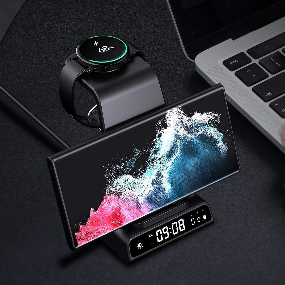 Wireless Charger For Charging Station, 1 Android Phone Trio