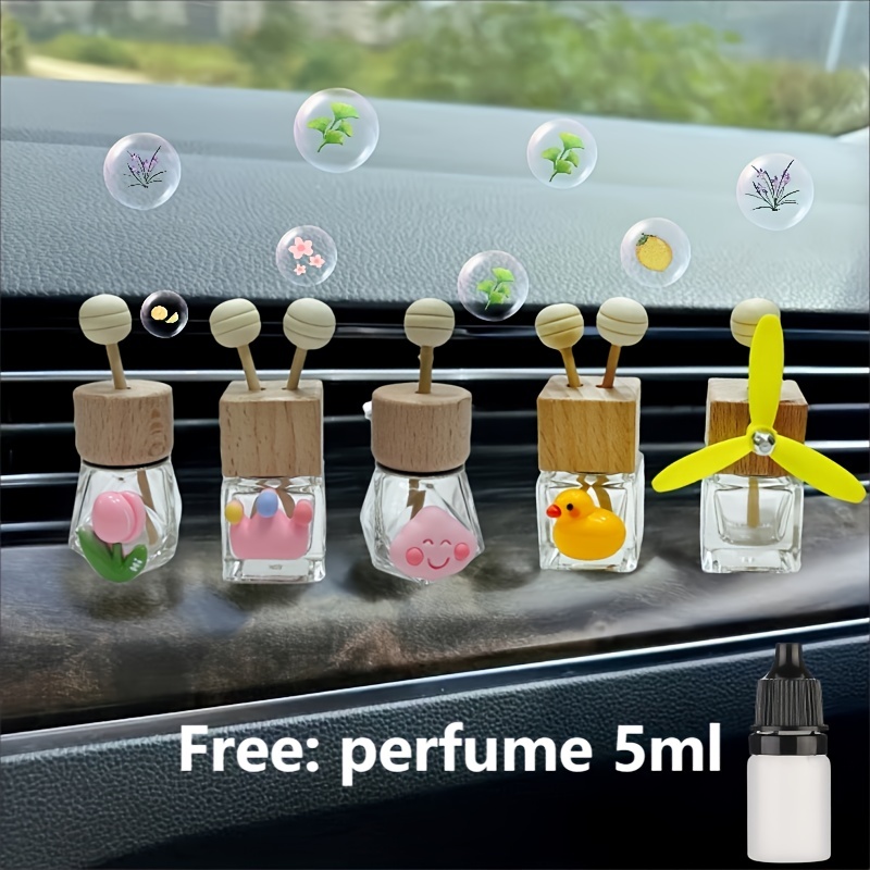 Auto Parfüm Flasche kreative Schädel Lufter frischer Duft hängen