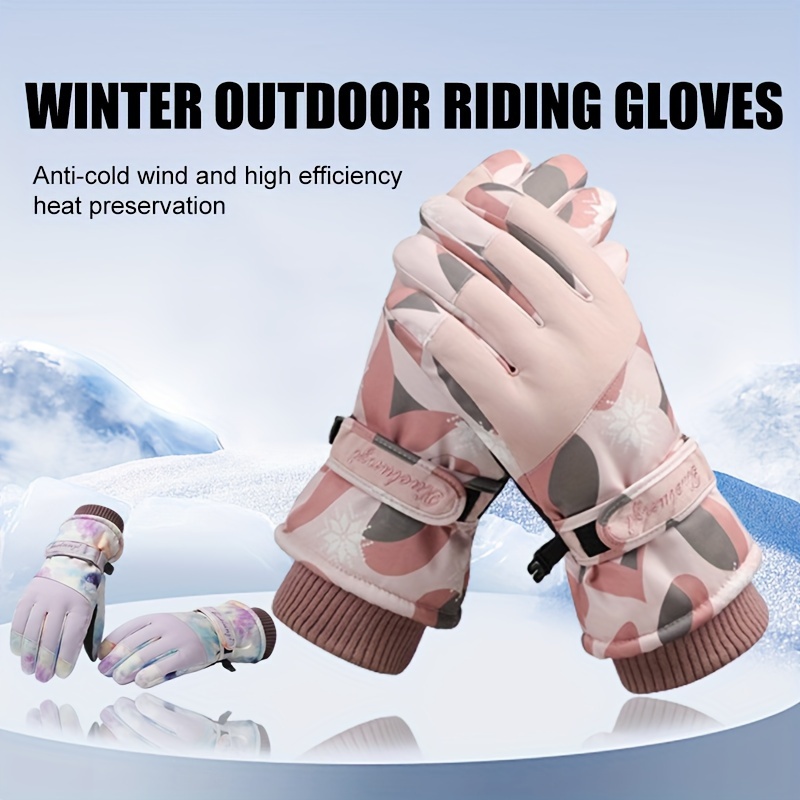 1 Par De Guantes Gruesos De Invierno Para Hombre Resistentes - Temu