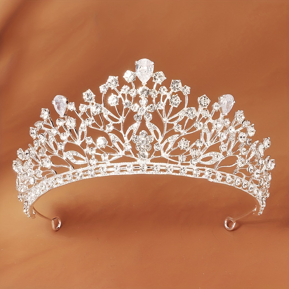 1pc Corona Completa Redonda Rey Coronas Tiaras Metal - Temu Chile