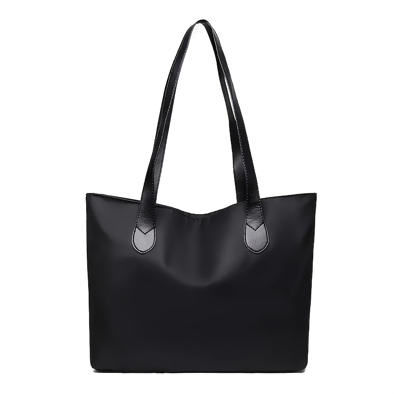 Dragonfly & Flower Patched Tote Bag Large Capacity Shoulder Bag