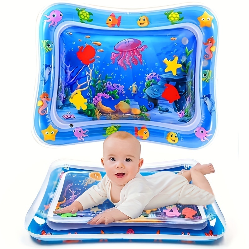1pc Premium Inflatable Water Mat for Infants and Toddlers - Fun Activity  Center for Tummy Time and Stimulation Growth, Christmas, Halloween,  Thanksgiving gift
