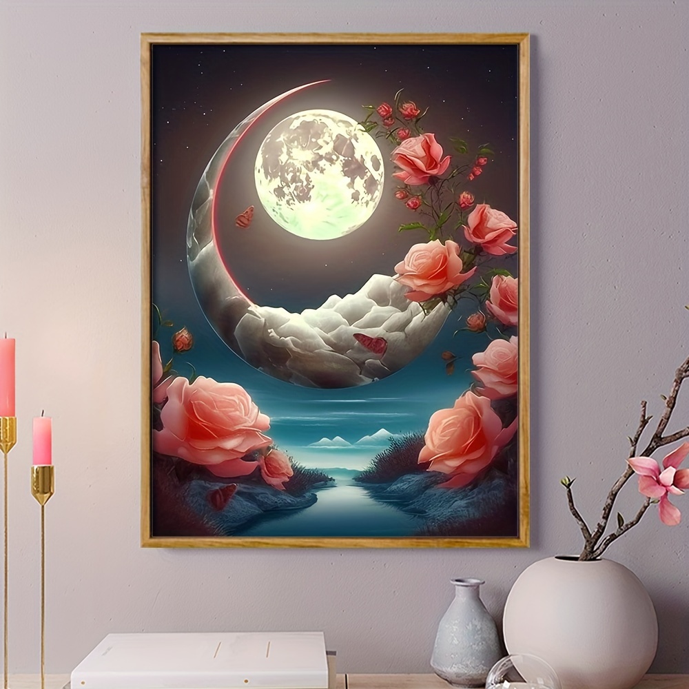 1pc 11.8x15.7 Inches 5D DIY Artificial Diamond Painting For Cute Fox,  Suitable For Living Room Bedroom Study,Full Artificial Diamond Painting,  Embroid