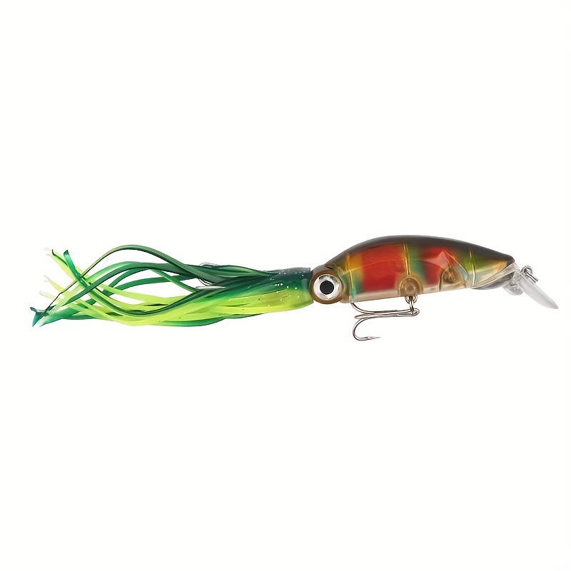 Octopus Squid Fishing Lure, Artificial Bionic Bait For Saltwater