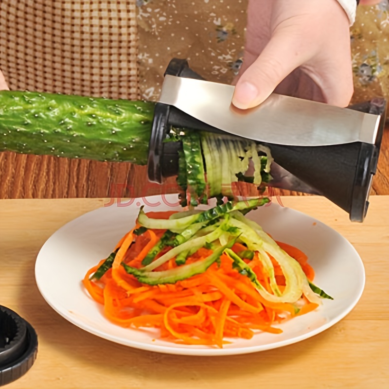 Handheld Spiralizer Vegetable Slicer, 2 In 1 Veggie Spiral Cutter