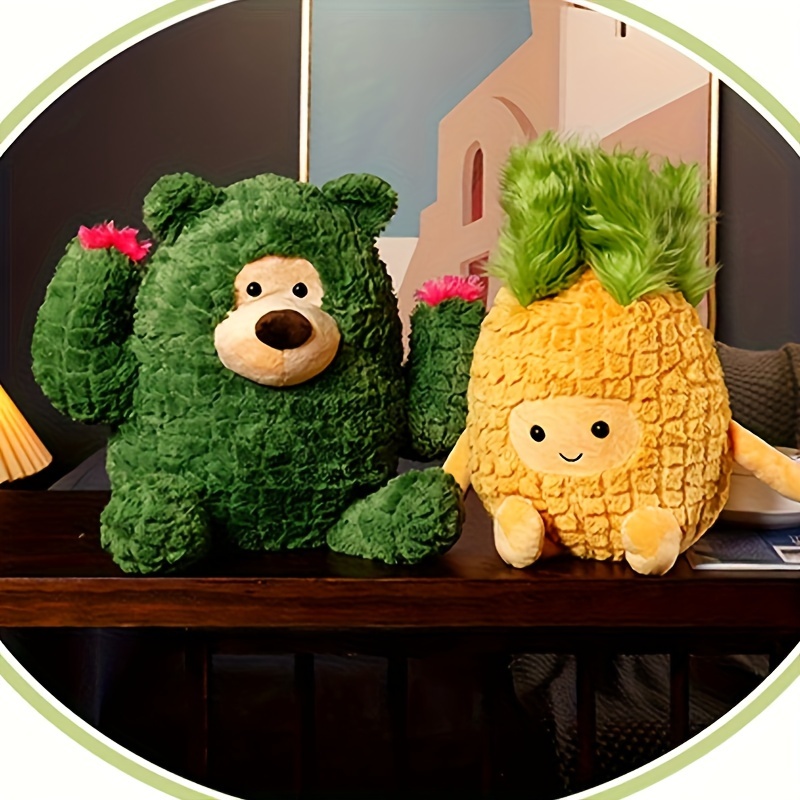 Cartoon Stuffed Pineapple Fruit Pillow Super Cute Apple Plush Toy
