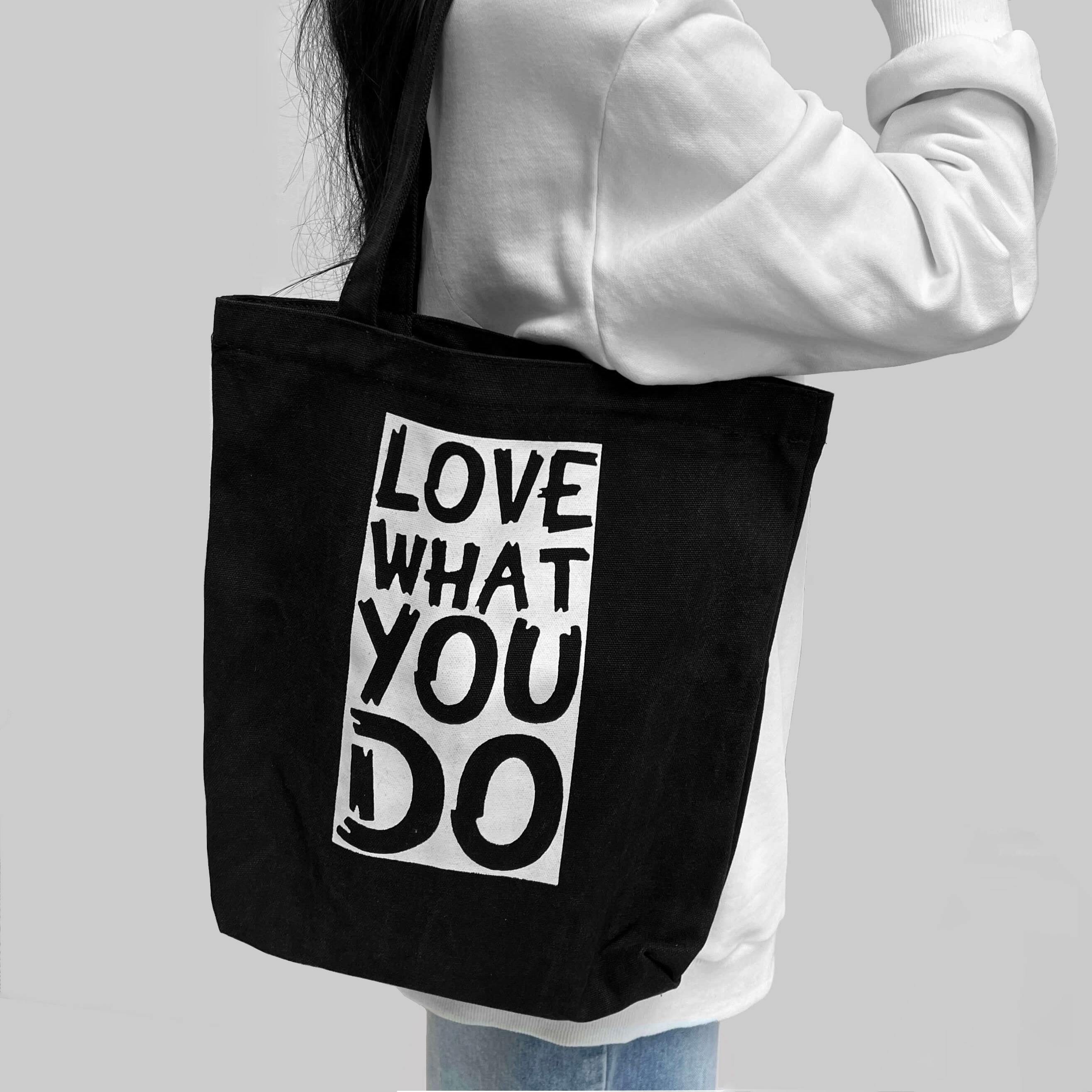 New Graffiti & Letter Printed Canvas Tote Bag For Women, Handbag And  Shoulder Bag
