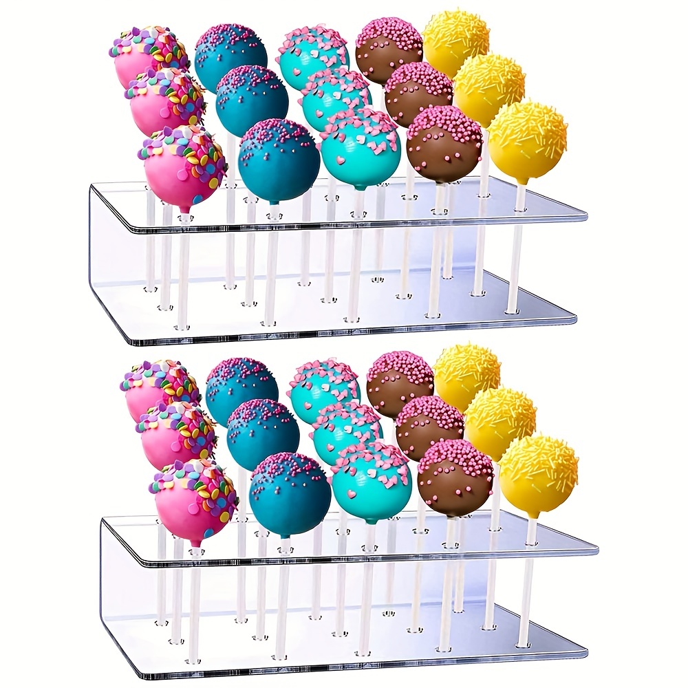 1pc Clear Acrylic Lollipop Holder 15 Hole Cake Pop Stand Display For  Weddings Baby Showers Birthdays Halloween Christmas Perfect Candy  Decoration For Parties And Events | Save Money On Temu | Temu Belgium