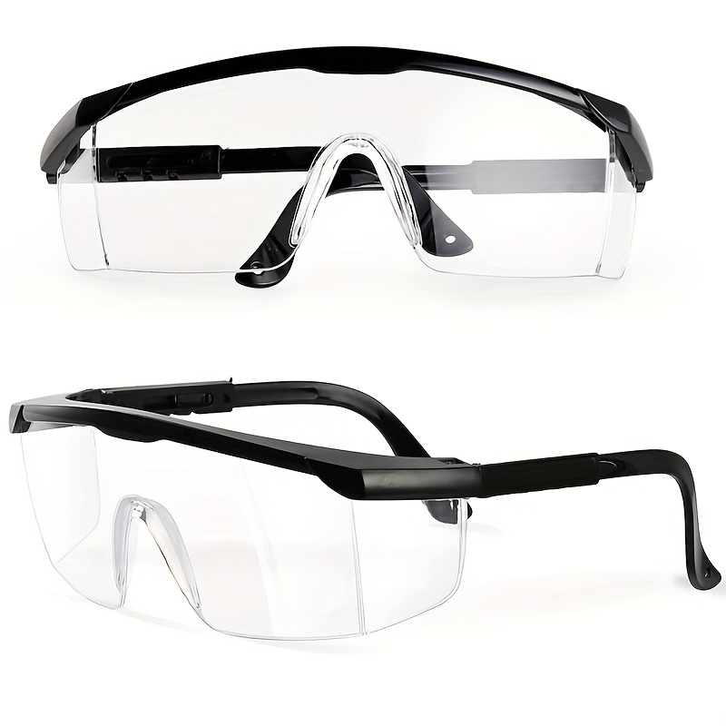  Gafas protectoras de seguridad, protección ocular suave y  transparente, antiniebla, se adaptan sobre los lentes, perfectos para  construcción, tiro, trabajo de laboratorio (1 unidad) : Herramientas y  Mejoras del Hogar
