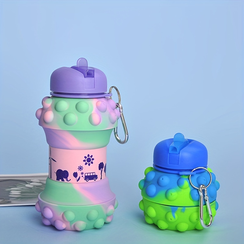 Little Charmers - 17oz Silicone Collapsible Water Bottle