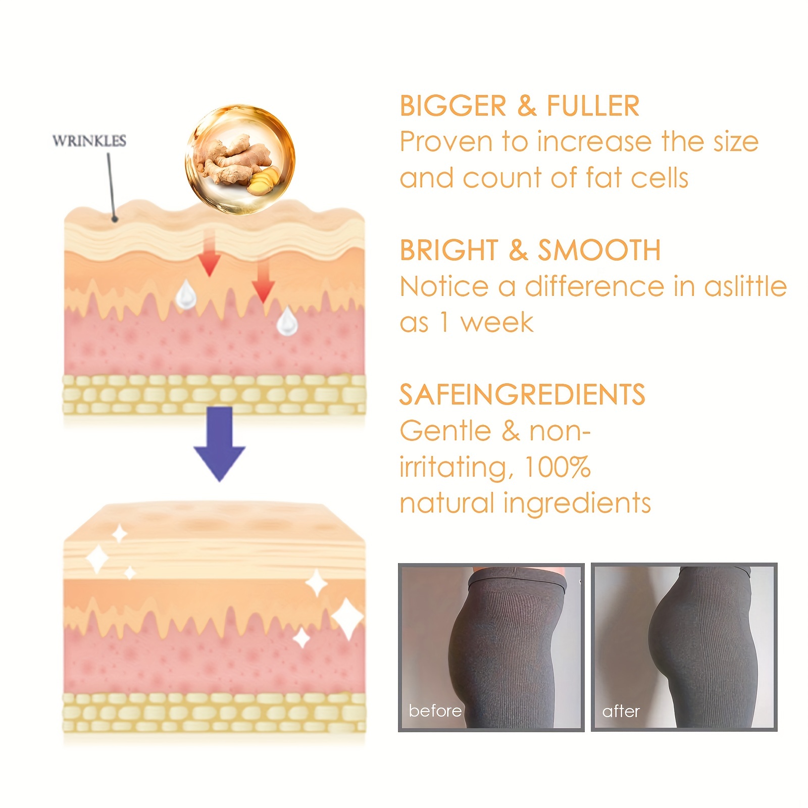 Hip Lifting Patch for Peach Buttocks Beauty