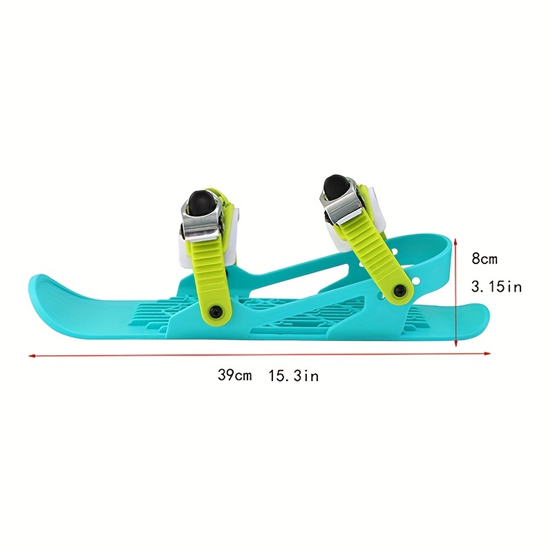 Mini Scarpe Neve Mini Sci Corti Pattini Neve Snowblades - Temu Italy