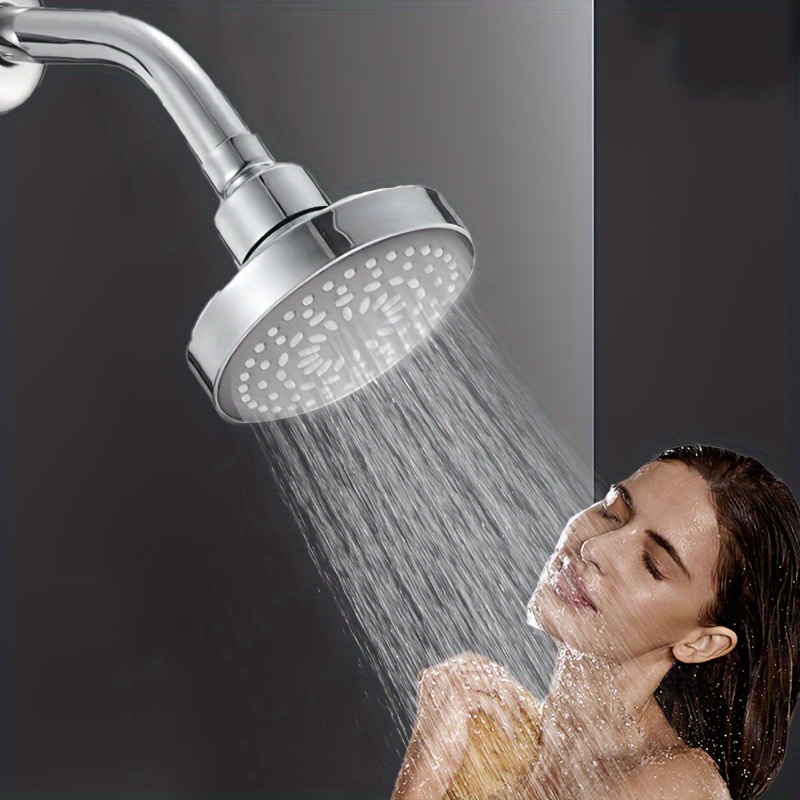 

1pc Bathroom Fixed Shower Head, Top Spray Shower Head, Pressurized Lotus Shower Head, Water Saving Household Top Spray Head, Bathroom Accessories