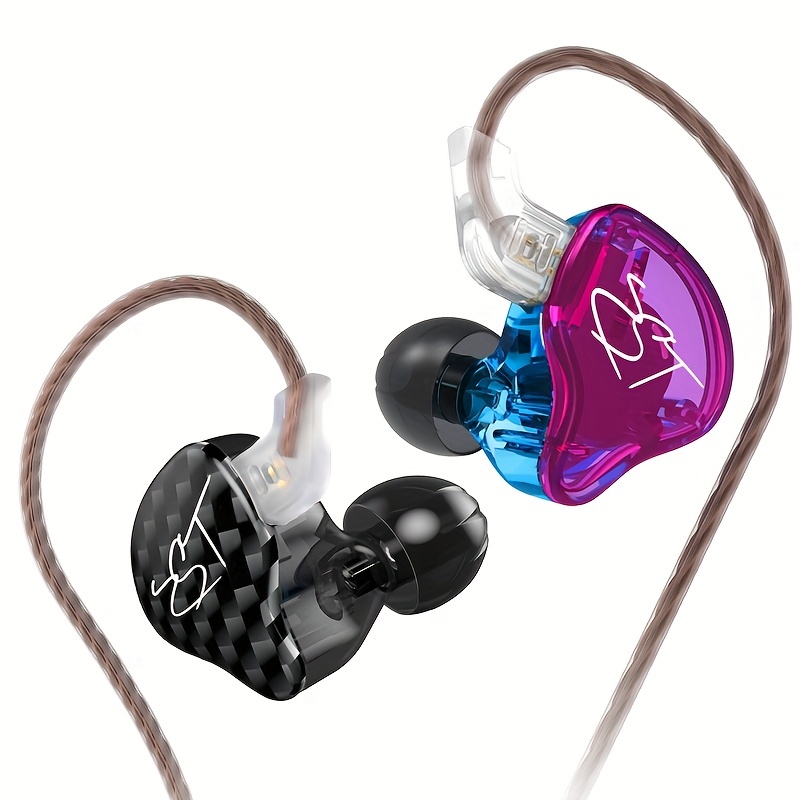 KZ ZS10 Pro Gaming Earbuds Headphone, KZ in Ear Monitor IEM HiFi Earphone  Earbuds with 5 Driver 4BA 1DD with Detachable 0.75mm 2 Pin Cable Ear  Monitor