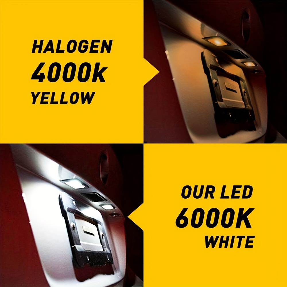 2pcs For Bmw E39 E60 License Plate Light 6000k White No Error Led Number  License Plate Light For Bmw E90 E91 E92 E61 E70 E71