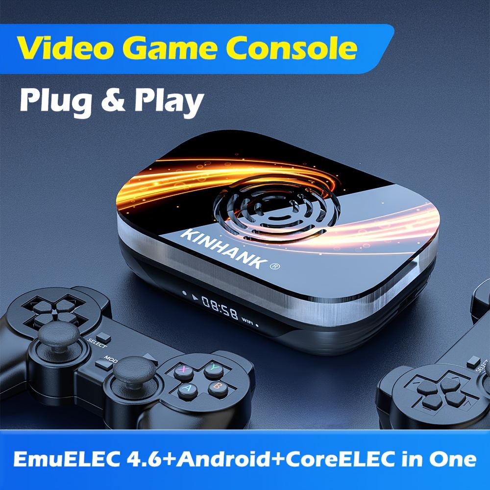 Ultra Hd Game Stick Arcade Retro Video Game Console, For Ps1 With Dual  Wireless Controller, Mini Hd Tv Box For Android, Christmas, Halloween,  Thanksgiving Day Gift - Temu