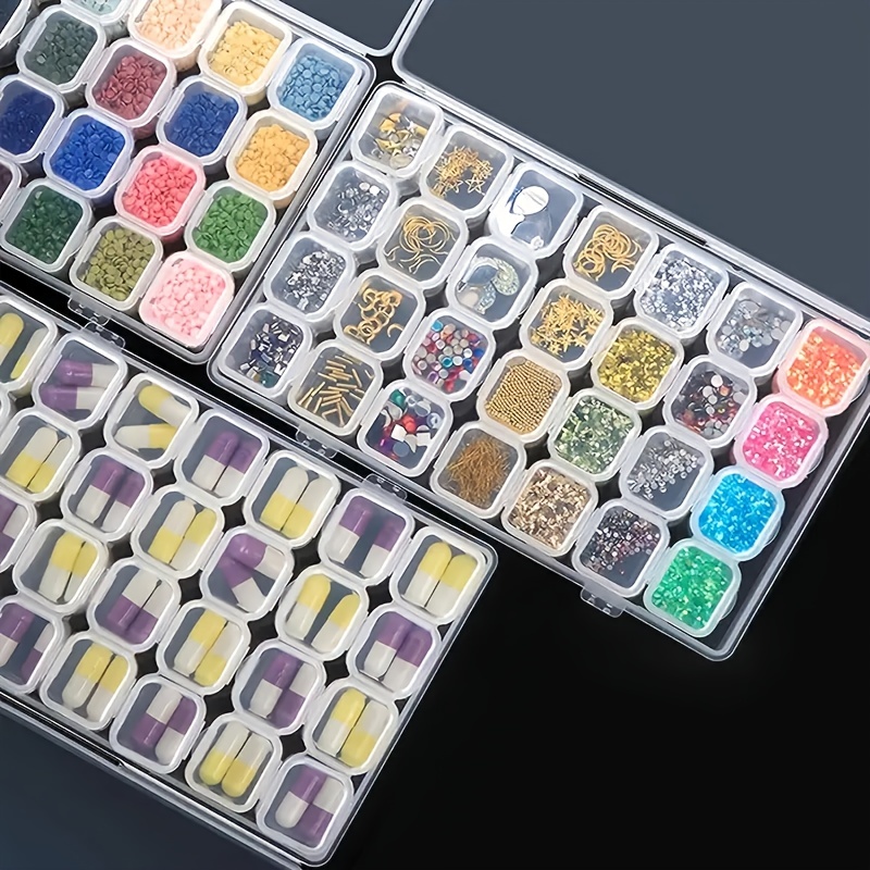 Colorful 5d Diamond Painting Embroidery Box - Temu