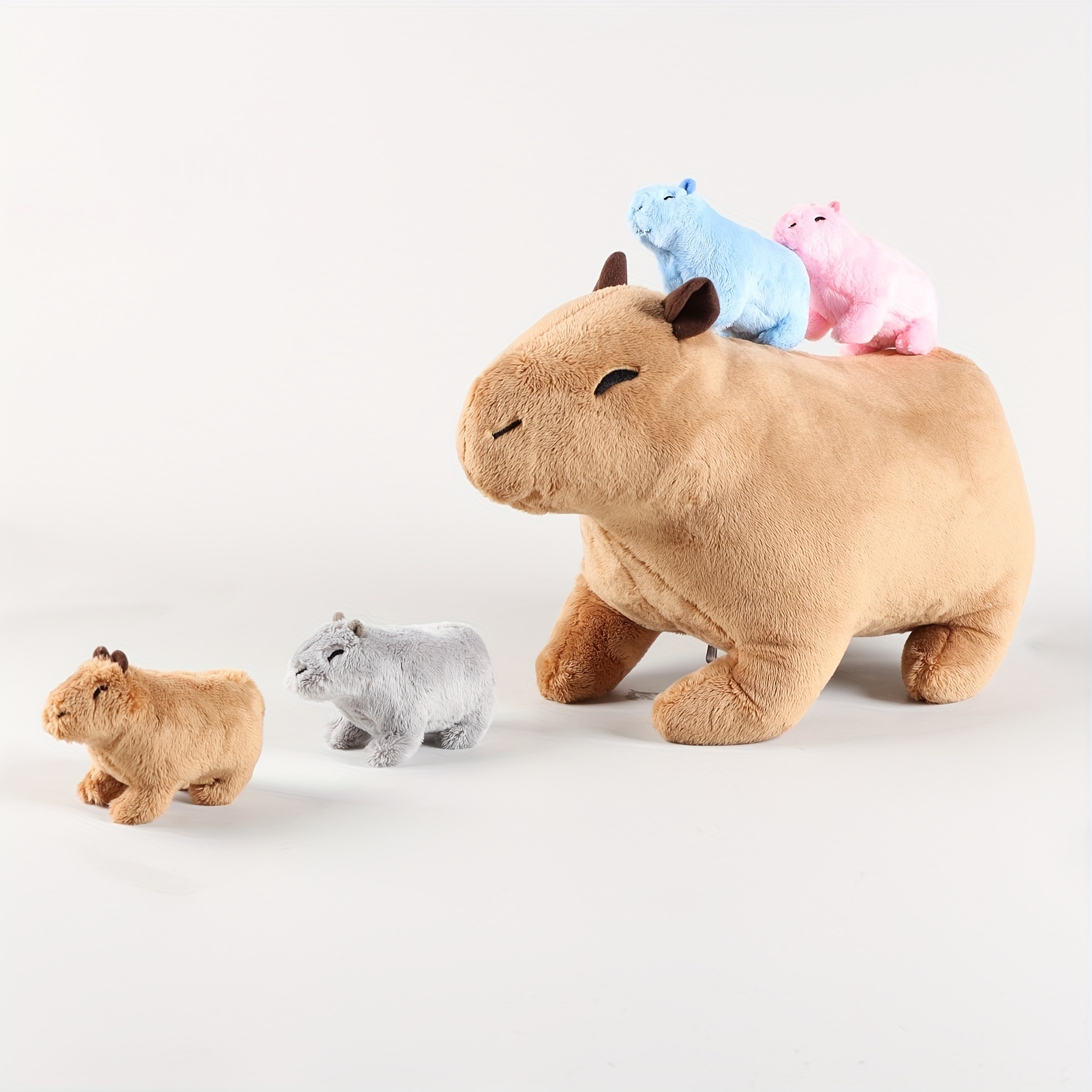 Kawaii Simulation Capybara Stofftier 13.38'' Mama Stofftier - Temu