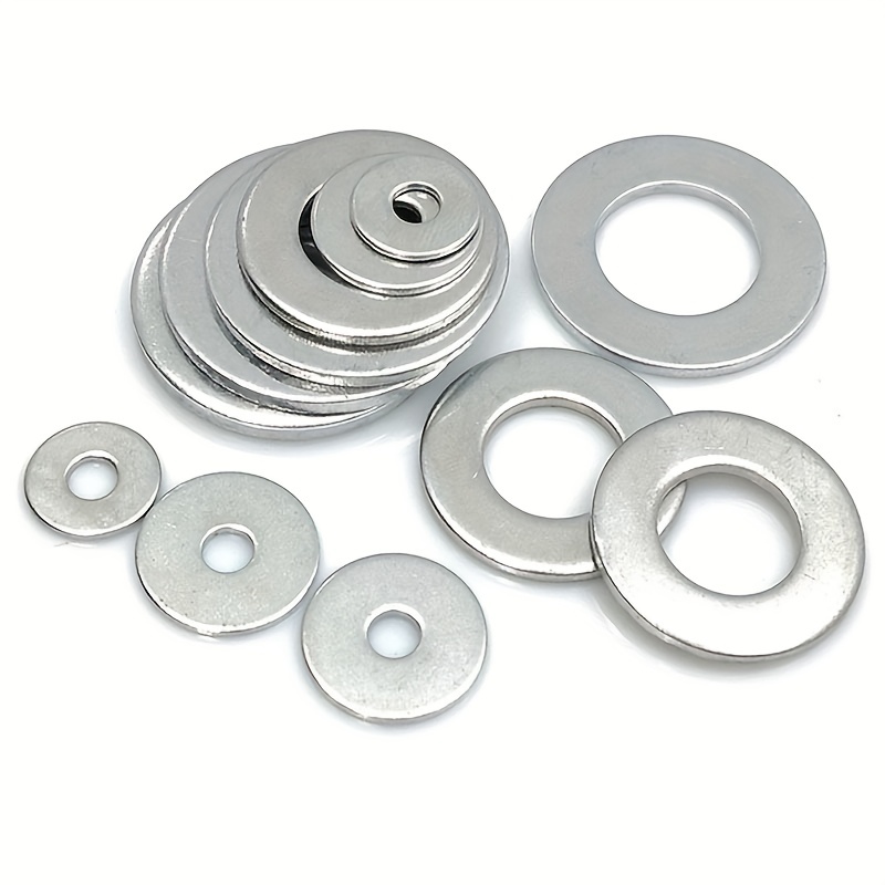 Flat Washer Stainless Steel Washers Assorted M2 M2.5 M3 M4 - Temu