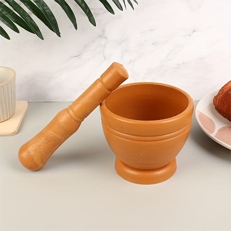 Ginger Ceramic Manual Spice Grinder Mortar Pepper Masher Pestle Grinding  Tools