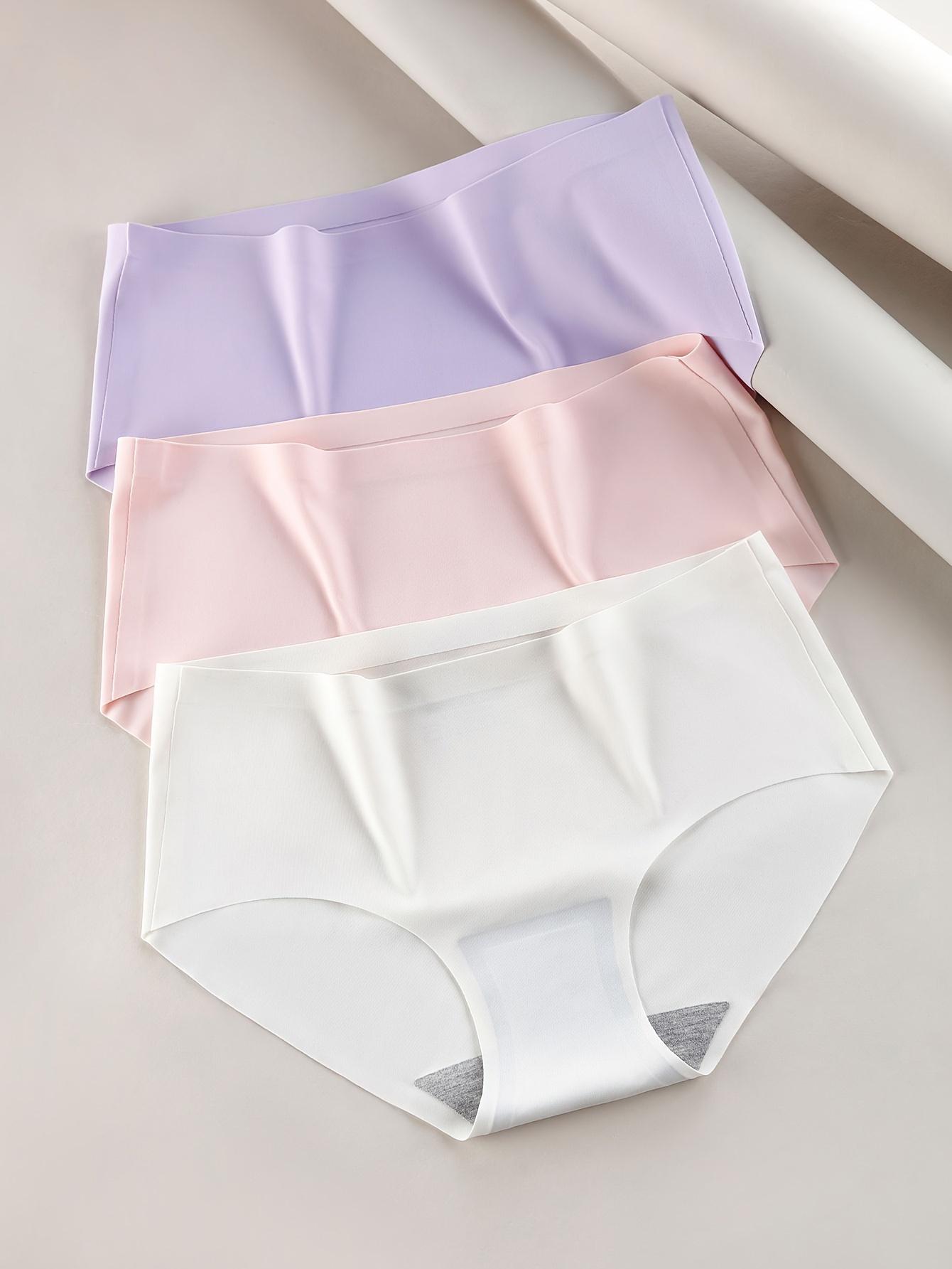Women Briefs Seamless Elastic Contrast Color Moisture-wicking Breathable Cooling  Underpants Female Intimate Clothes – the best products in the Joom Geek  online store