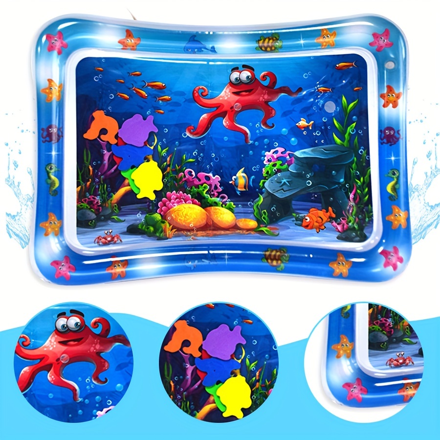 1pc Colchoneta Agua Inflable Tiempo Boca Abajo Premium - Temu