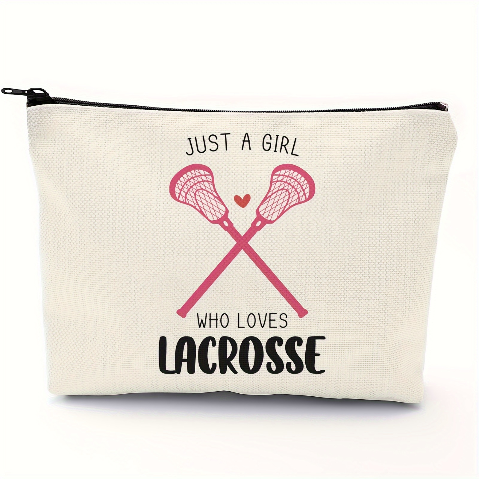 

Gifts For Makeup Bag Gifts For Moms Sports Players Team Birthday Gifts For Women- Just A Who Loves - Mother's Day Cosmetic Bag