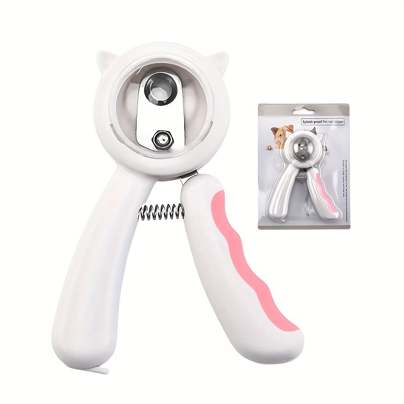 Pet Nail Clippers, Splash Resistant Dog And Cat Nail Clippers With