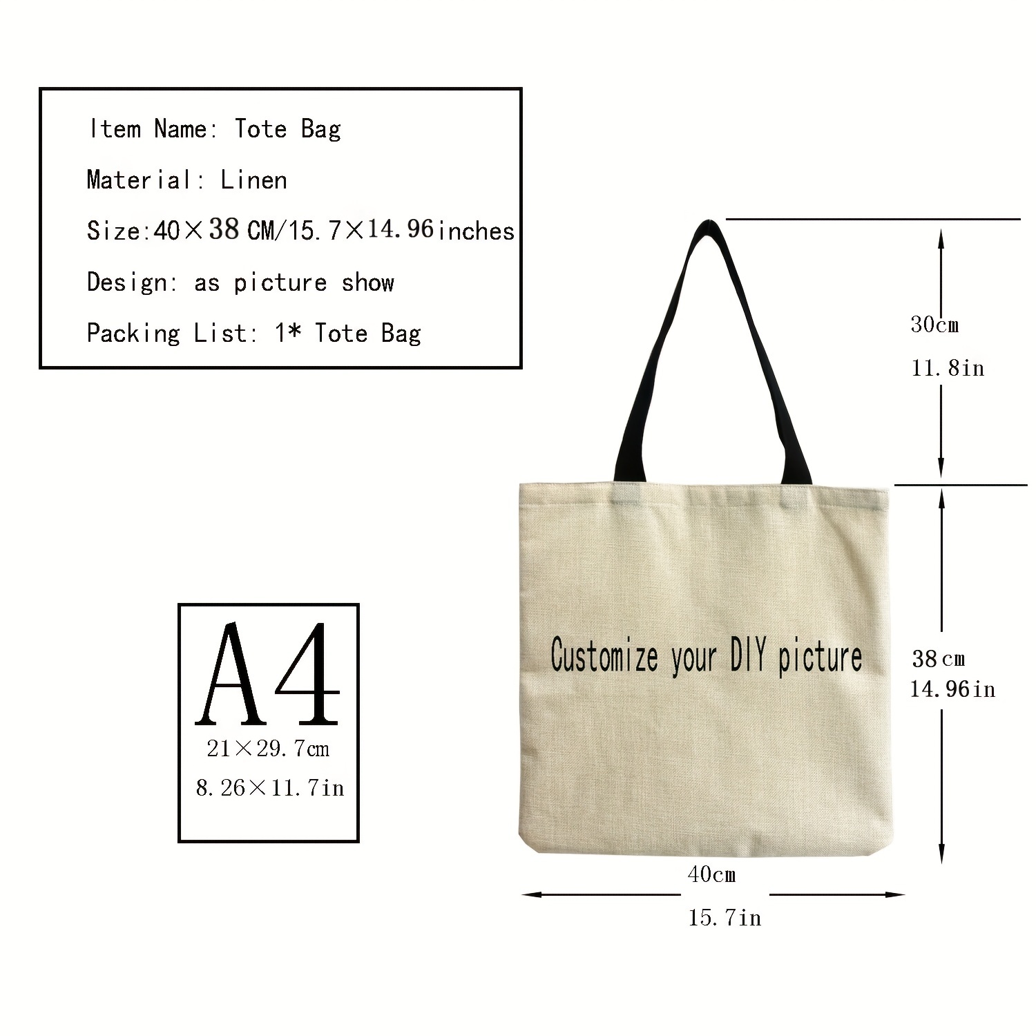 Custom Pattern Shoulder Bag Cherry Blossom Oil Paint Tote Bag For Women  Lady Elegant Handbags Reusable Eco Shopping Bags Printed