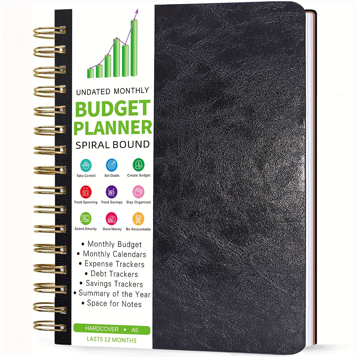 Budget Planner Monthly Finance Organizer Notebook With - Temu