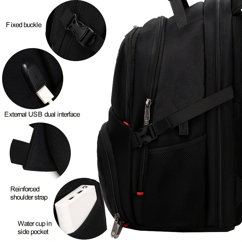  HuaChen Mochila de lona vintage, mochila para laptop de 17  pulgadas, mochila de hombro, viajes, camping, senderismo, para hombres y  mujeres (M32_café_L) : Electrónica