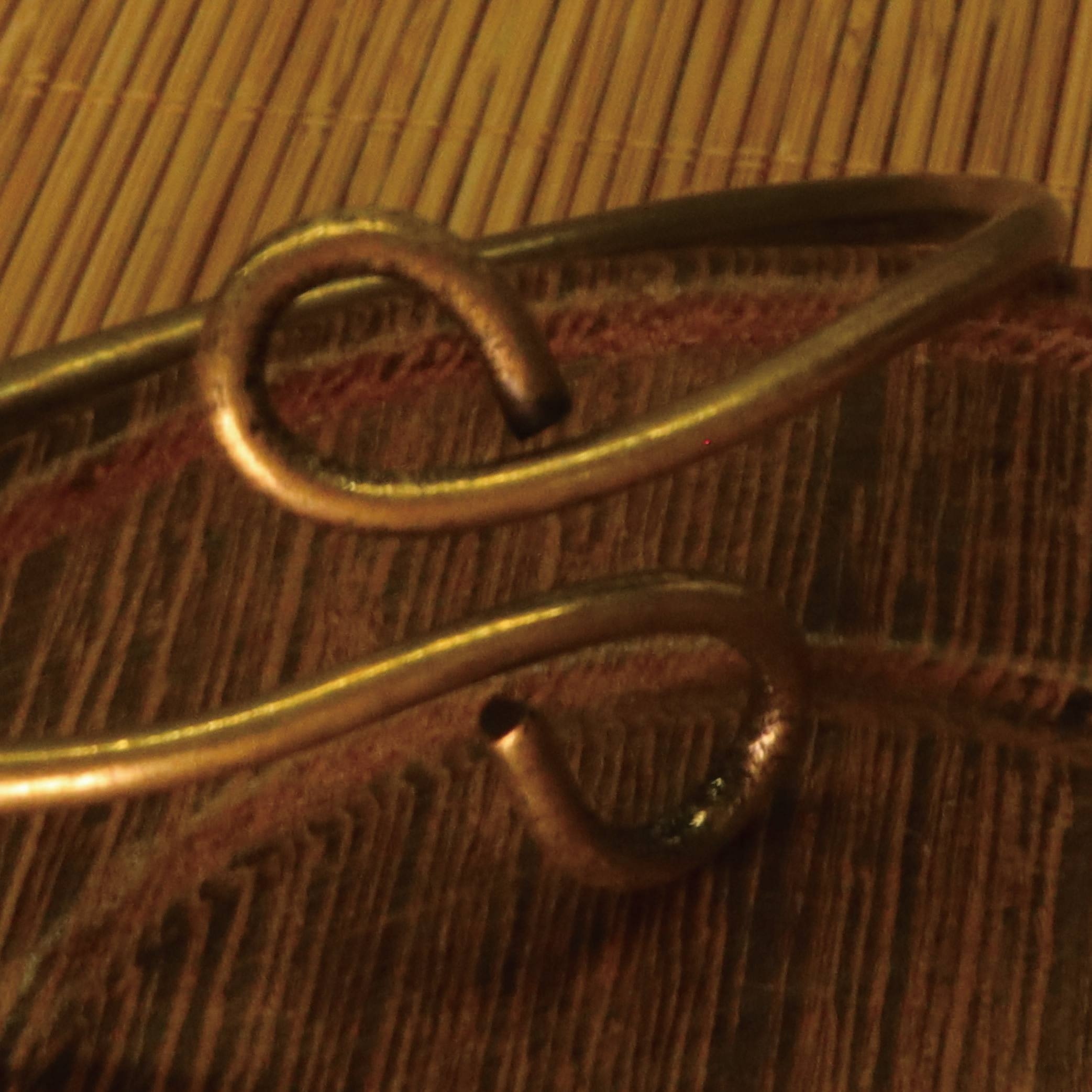 1pc Vintage Copper Adjustable Bracelet, Suitable For Daily And Formal Occasion, Valentine's Day Gift For Men And Women