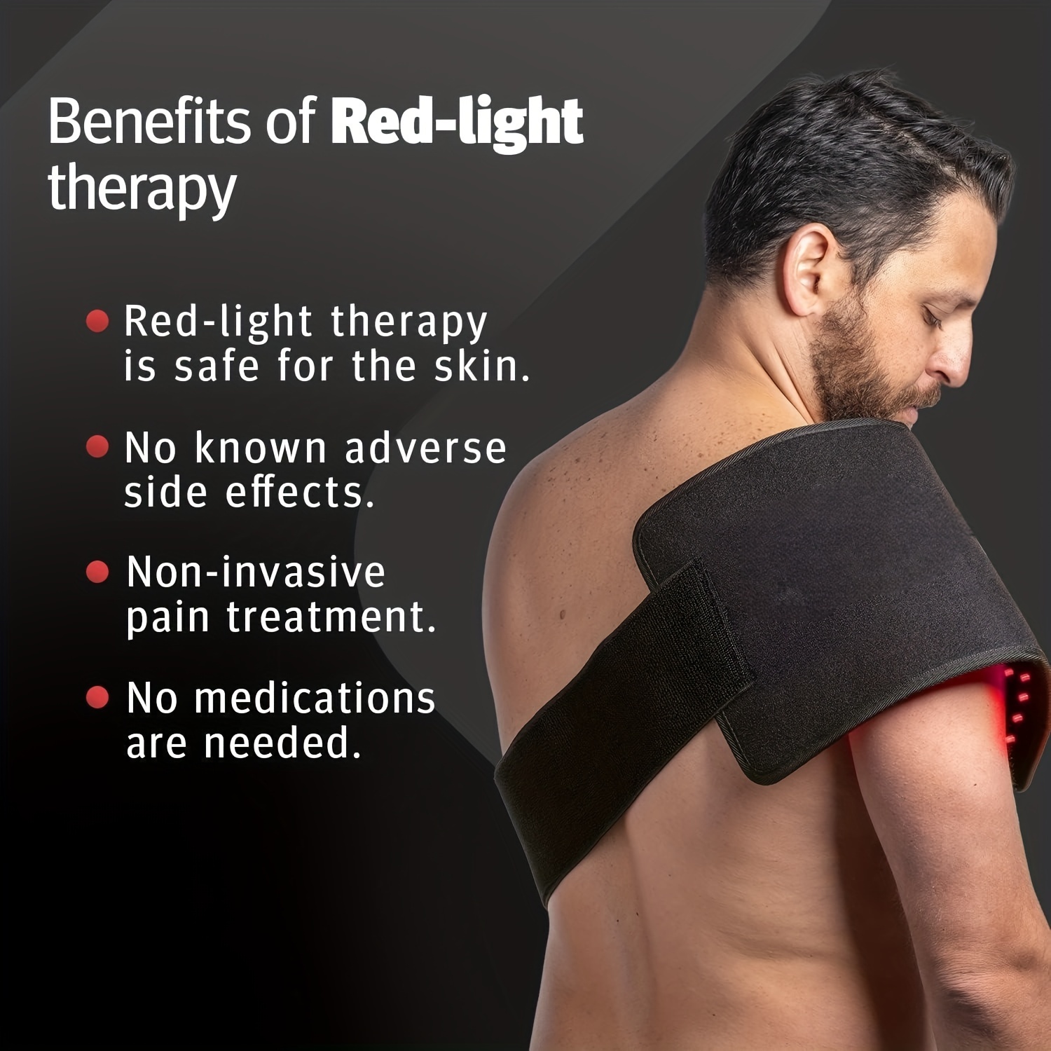 ▷ Homedics Cinturón Masajeador para Terapia de Dolor con Luz Roja e Infr ©