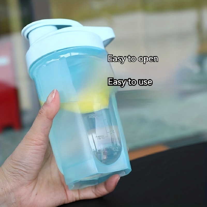 Leakproof Protein Powder Shaker Cup: Portable, Finess & Perfect For Outdoor  Gym Fitness! - Temu